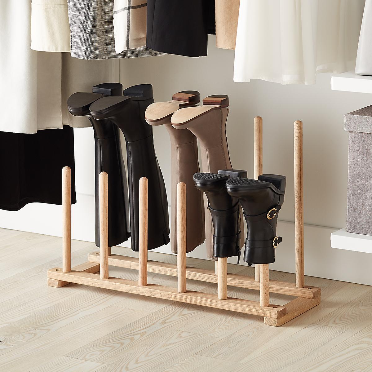 Boot rack clearance organizer